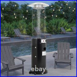 Garden Patio Cylinder Gas Heater 13KW Free Standing Outdoor Anti-Tilt Warmer