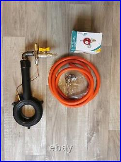 Garden Tandoor Burner Gas kit System LPG Gas with FFD & hose Regulator
