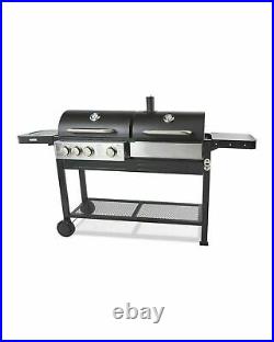 Gardenline Dual Fuel Charcoal & Gas BBQ Trusted Seller