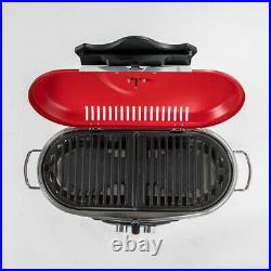 Gas BBQ Portable Folding 2 Burners High Quality Ideal for Camping, Easy To Store
