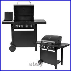 Gas Barbecue BBQ Grill 4+1 Outdoor Cooking 5 Burners with Side Burner XXL Solid