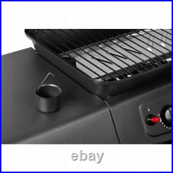 Gas Barbecue BBQ Grill Outdoor Cooking 2 Burners Side Shelves Large Garden Patio