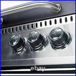 Gas Barbecue Grill 3+1 Burner Garden BBQ with Large Cooking Area