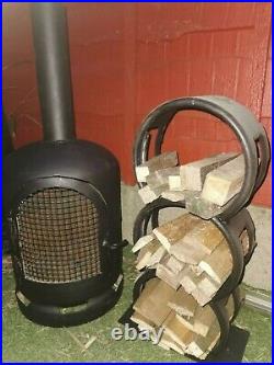 Gas Bottle Wood burner/Log Burner/ Chiminea/Patio heater/Garden/outdoor heater