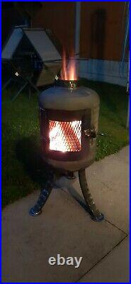 Gas Bottle Wood burner, Patio Heater, Stove, Fire Pit