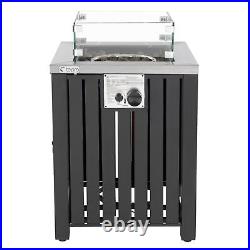 Gas Firepit Table Patio Heater for Garden Warmth and Heating with Regulator