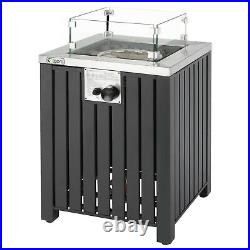 Gas Firepit Table Patio Heater for Garden Warmth and Heating with Regulator