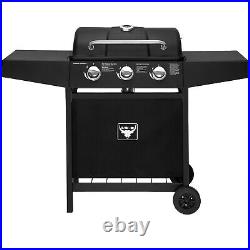 Gas Grill BBQ Freestanding Amarillo Barbecue Piezo Ignition Storage Outdoor NEW