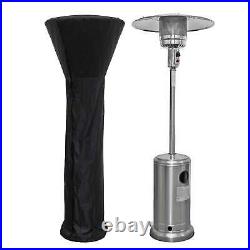 Gas Patio Heater 13kW Commercial & Domestic Use, with Cover Stainless Steel