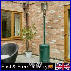 Gas Patio Heater 14KW Propane Outdoors Party Warmer Garden Stainless on Wheels