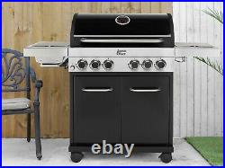 Genuine Jamie Oliver Classic 4SI Gas BBQ With 4 Gas Burners, Side Grill, Burner