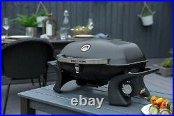 George Foreman GFSBBQ1 Black Stainless Steel Portable Gas BBQ with Easy Ignition