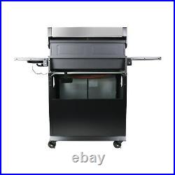 IQ 4+1 Outdoor Gas BBQ Stainless Steel Barbecue Grill 4 Burner + 1 Side New