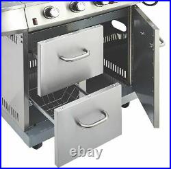 Large Barbecue Gas Grill Outdoor Garden BBQ 5 Burner & Side Uniflame 14 persons