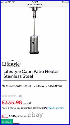 Life syle capri patio heater