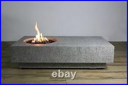 Metropolis Table (Eco Stone) Gas Fire Pit Elementi UK
