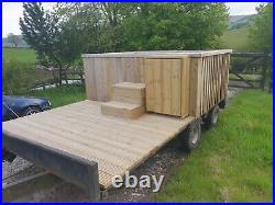 Mobile Hot Tub Trailer, Gas Powered, Led lights, use anywhere, 1hr warm up time