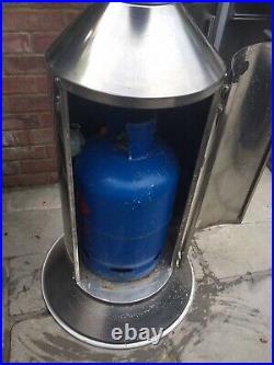 Mushroom Patio Gas Heater Stainless Steel 13kw Outdoor Garden Heating Regulator