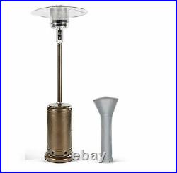 Mushroom Top Outdoor Gas Patio Heater with Wheels 13KW cover included
