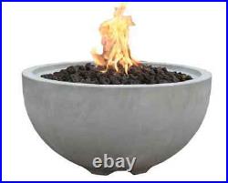 Nantucket fire bowl (Eco Stone) Grey Gas fire pit