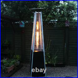 New Garden Deck Pyramid Patio Gas Heater Propane Flame Summer UK