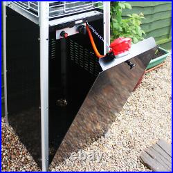 New Garden Deck Pyramid Patio Gas Heater Propane Flame Summer UK
