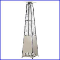 New Gas Pyramid Patio Heater 13kW Stainless Steel Reduced Limited Stock