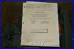 New! Teledyne 4 Cylinder Gas Engine With Technical Manual NSN2805-01-276-5946