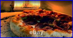 Ofen Für Pizza Bi-Fuel Gas / Holz/Pellet Edelstahl Stone Refrettaria 500°