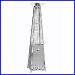 Outback Signature Flame Tower Pyramid Gas Patio Heater Stainless Ste OUT370665