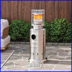 Outdoor Garden Propane Gas Patio Heater 13kW Fire BBQ Grill Regulator Wheels