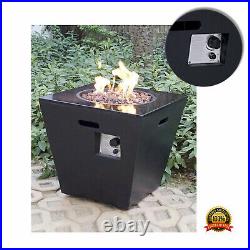 Outdoor Gas Firepit Garden Patio Fire Pit 15kW Burner Heater Electronic Ignition