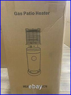 Outdoor patio heater gas