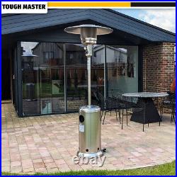 Palm Springs Garden Gas Patio Outdoor Heater Stainless Steel 13KW With Cover