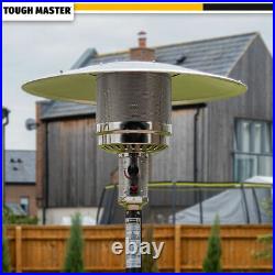Patio Gas Heater Free Standing Warmer 13,000W Outdoor Mushroom Style With Cover