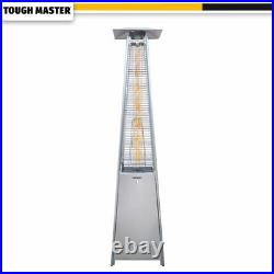 Patio Heater 42000 BTU Electronic Ignition, Automatic Shut-Off, Pyramid, Cover