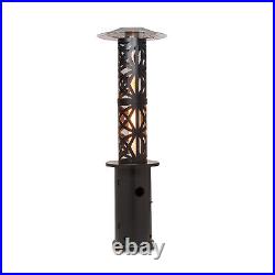 Patio Heater Gas Outdoor Electric Freestanding Garden Thermostat Heating 11.2 kW