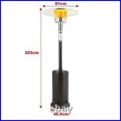 Patio Heater Umbrella Gas Heater UPTO 1300kw Black