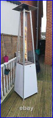 Patio heater. Colour changing gas pyramid