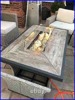 Pit Burner/fire Leisure Touch Gas Outdoor Table Heater Collect Only Da4