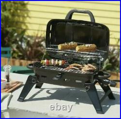 Portable Gas Grill BBQ Camping Outdoor Garden Steel Black Brand FAST & FREE