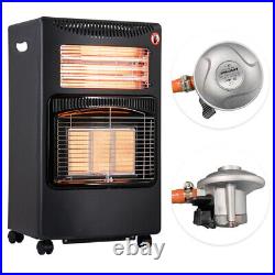 Portable Gas Heater Indoor Outdoor Patio Home Fire Mobile Butane Cabinet Warmer