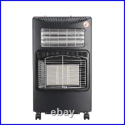 Portable Gas Heater Indoor Outdoor Patio Home Fire Mobile Butane Cabinet Warmer