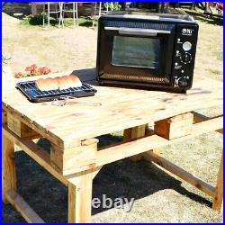 Portable Mini Gas Oven 30L Grill Camping Outdoor Butane 1.3kW Timer Piezo GF-300