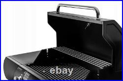 Premium Barbecue 4+1 Large Outdoor Gas Black BBQ Grill plus Side Burner Garden