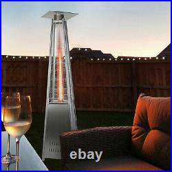 Pyramid Gas Patio Heater 13kW Commercial/Garden Stainless Steel Propane Heater