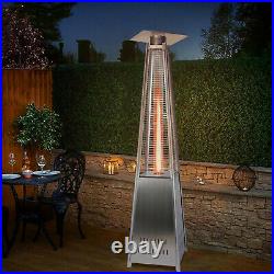 Pyramid Gas Patio Propane Heater 13kW Commercial/Garden Stainless Steel Heater