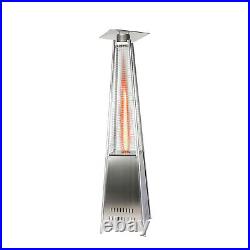 Pyramid Patio Gas Heater Outdoor Warmer 13KW Commercial Heater With Regulator Hose
