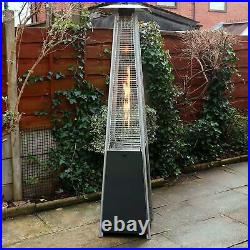 Pyramid Tower Freestanding Gas Patio Heater Garden Outdoor with Ignition GW366