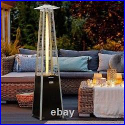 Pyramid Tower Freestanding Gas Patio Heater Garden Outdoor with Ignition Lighter